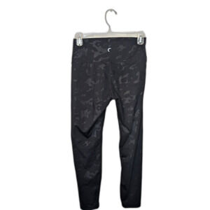 Zyia Womens Leggings Black Camo Print Active Workout